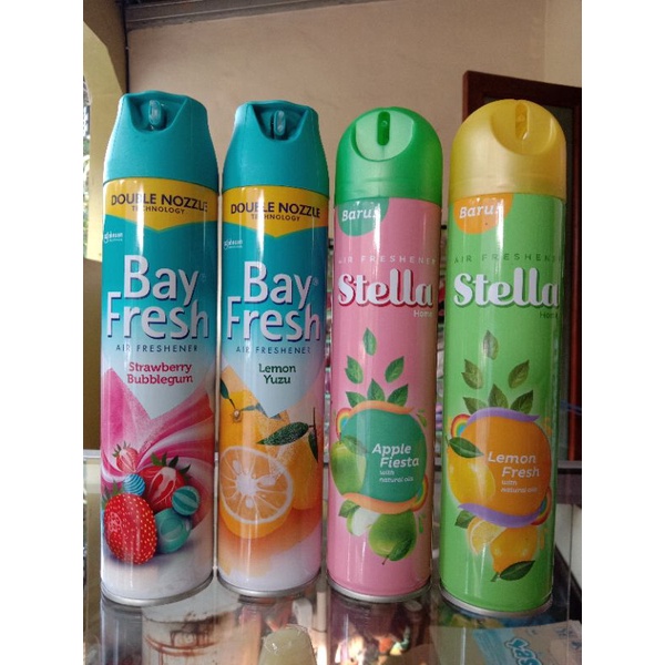 PENGHARUM RUANGAN AIR FRESHENER BAY FRESH 225ML - PENGHARUM RUANGAN STELLA AIR FRESHENER HOME 200ml