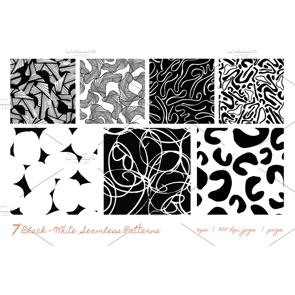 Organic Forms Patterns Artboards