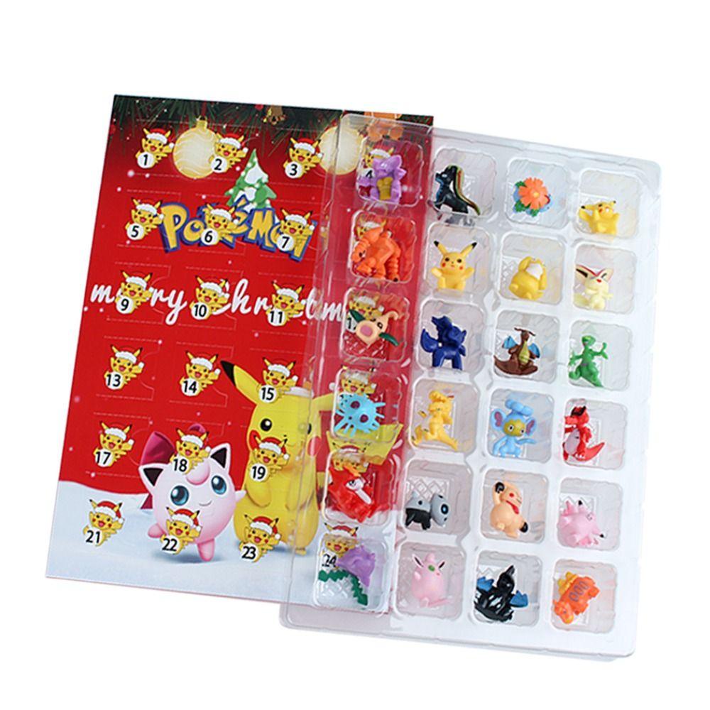 Preva Pokemon Pokemon Hadiah Kotak Pikachu Anime Figure Action Figure Mainan