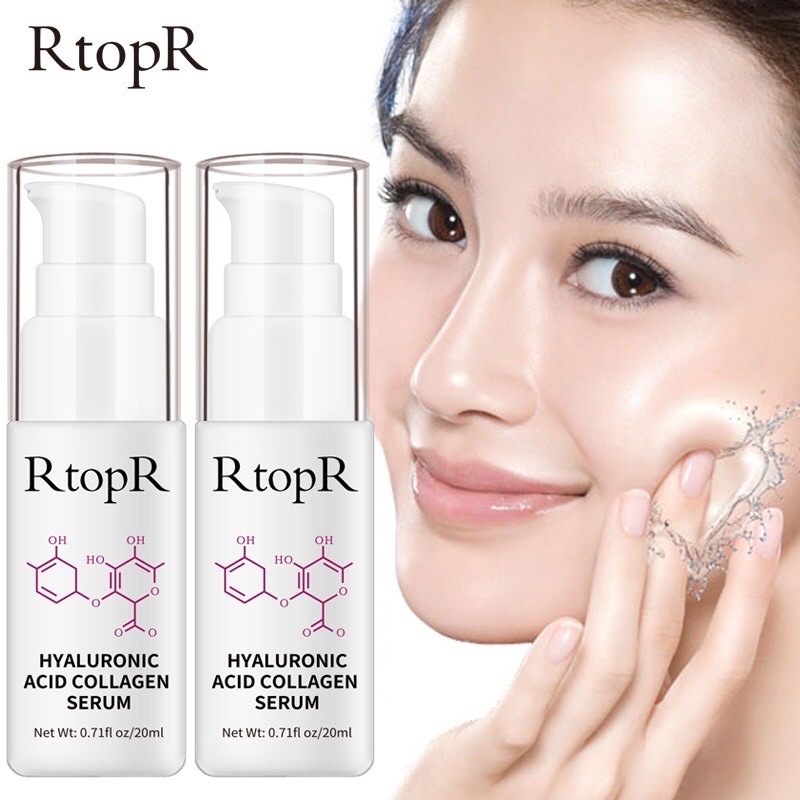 【BPOM】 RtopR Hyaluronic Acid Collagen Face Serum Acne Treatment Anti Wrinkle Skin Care Essence Face 