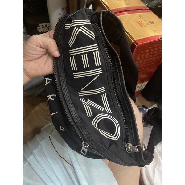 prelove kenzo black shoulder bag for man tas selempang laki