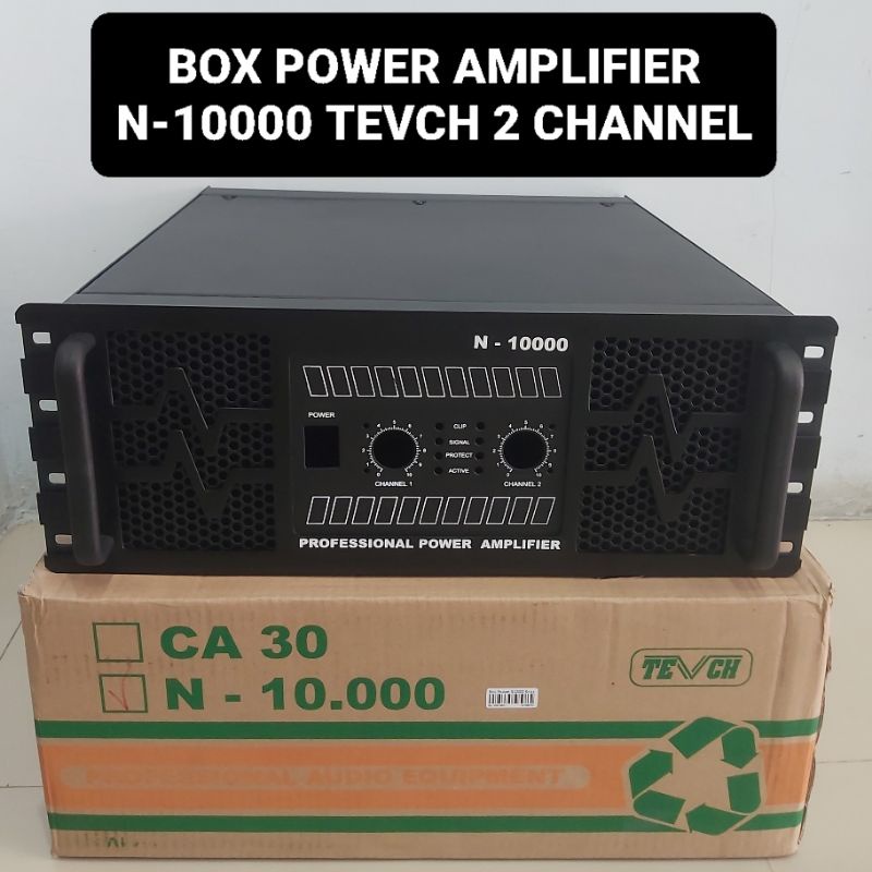 Box Power Amplifier N10000 TEVCH 2 Channel Boks N-10000