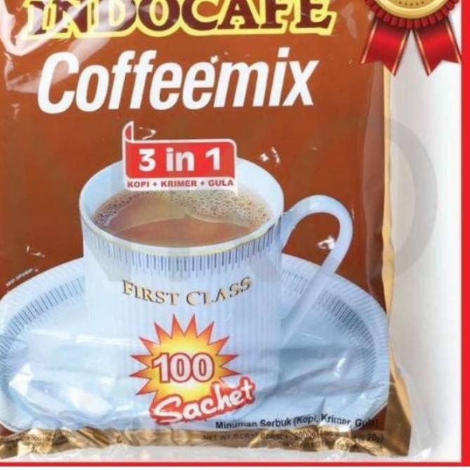 

FREE ONGKIR!INDOCAFE COFFEEMIX 3 in 1 [ 100 Sachet @20 gr ]|RA4