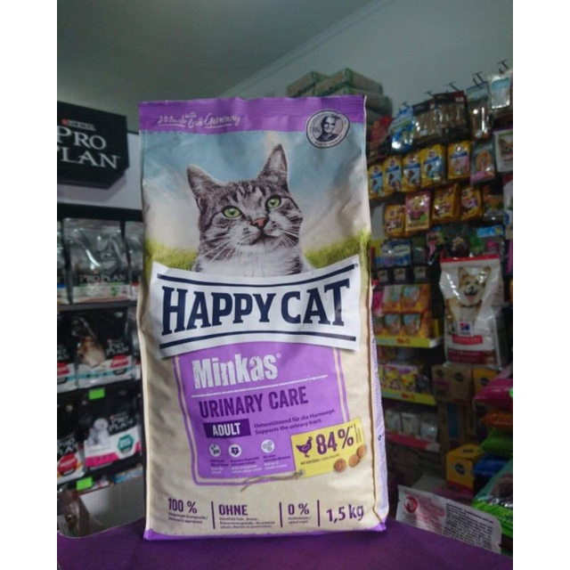 Happy Cat Minkas Urinary Care 1,5kg Freshpack / Makanan Kucing Untuk Gangguan Urine