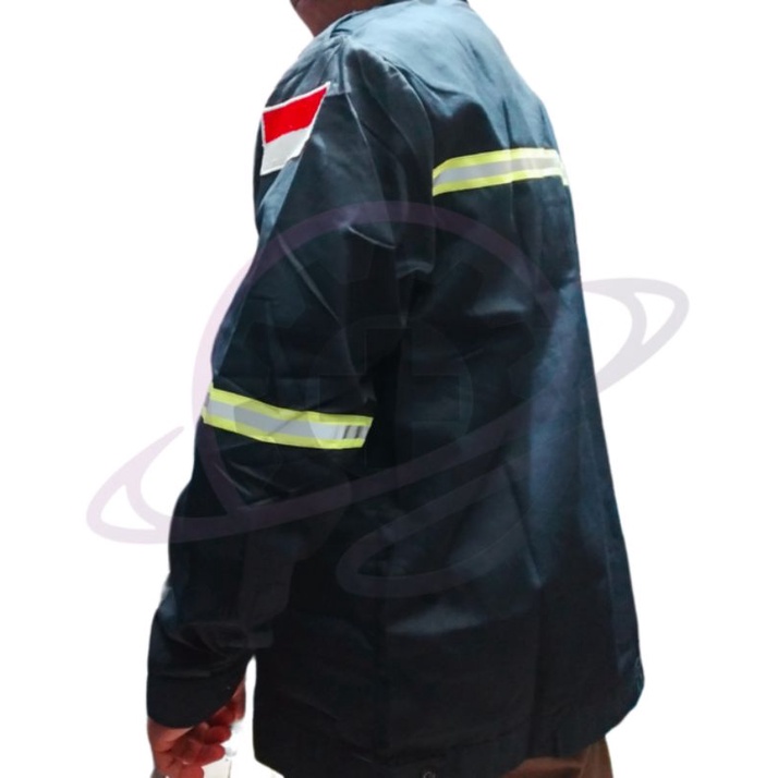 Wearpack Safety Proyek Scotlight Hijau Kemeja Safety Proyek Lapangan