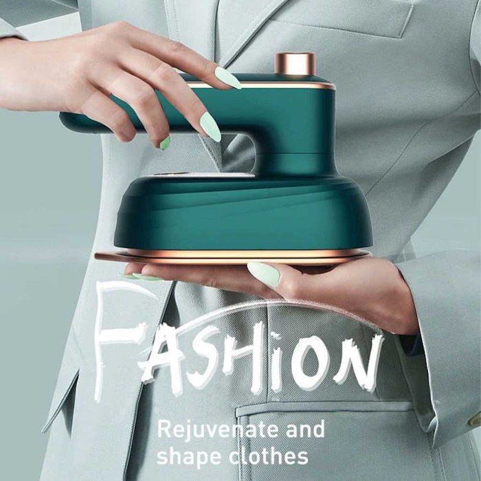 Setrika Uap Setrika Uap Mini Steamer | Setrika Uap Cepat dan Efektif 50ml - Hijau(R7E4) BEST SELLER 