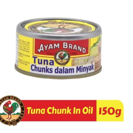 

✨ Ayam Brand - Ikan Tuna Kaleng Chunk In Oil 150gr !!!