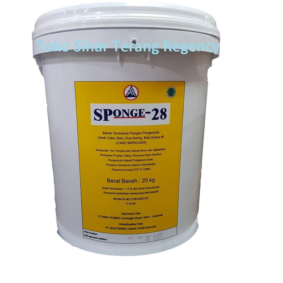 

CODEWw3W7--SP / Sponge 28 1 KG Pengembang / pelembut kue GROSIR pail / ember