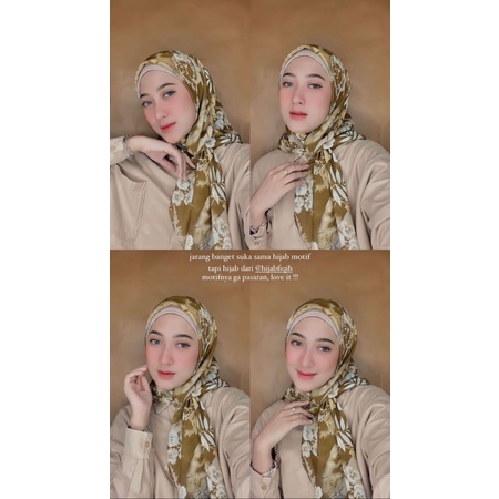 HIJAB VINE MOTIF ZAHRA SQUARE