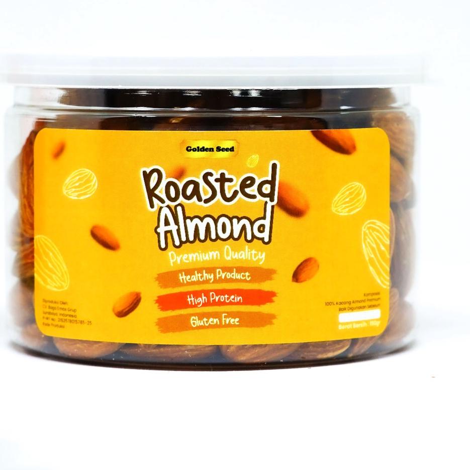 

✨STAR✨ [EDISI PREMIUM] KACANG ALMOND PANGGANG 150 GRAM - ROASTED ALMOND 150 GR !