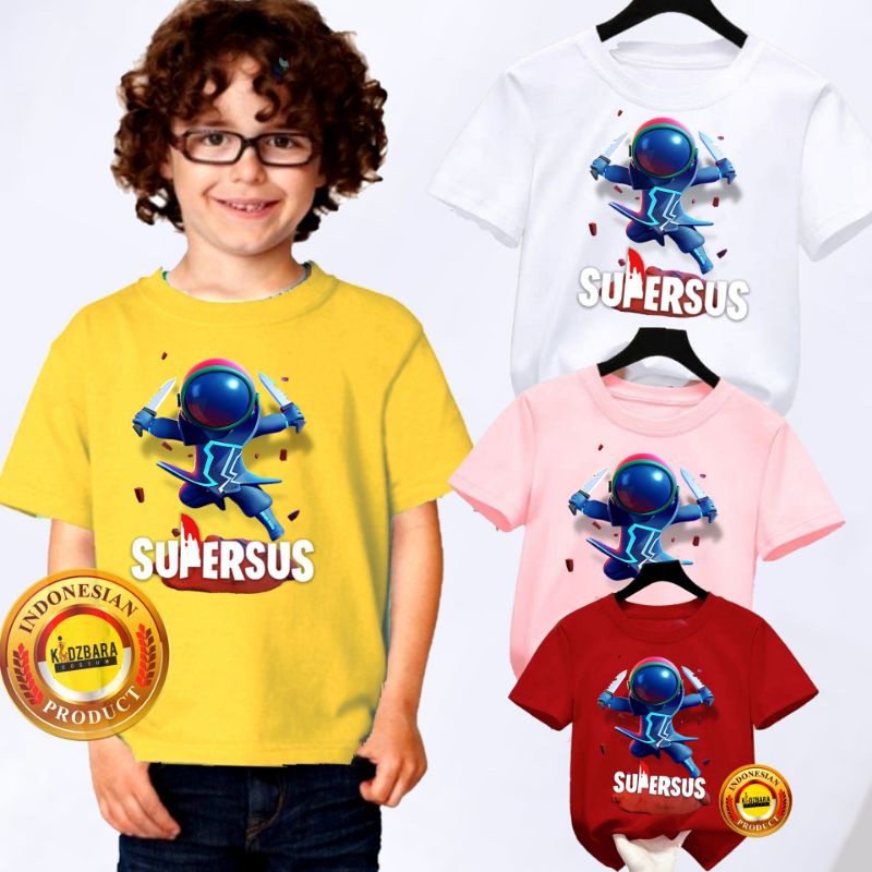 Baju kaos atasan laki laki Game Super Sus