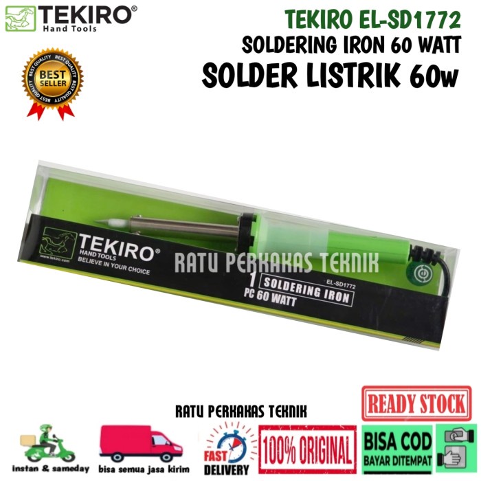 Tekiro Solder Listrik 60 Watt 60Watt 60W Solder Timah Original Tekiro