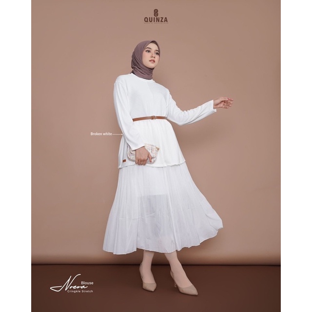 QUINZA NOERA BLOUSE CRINGKEL BLOUSE MURAH