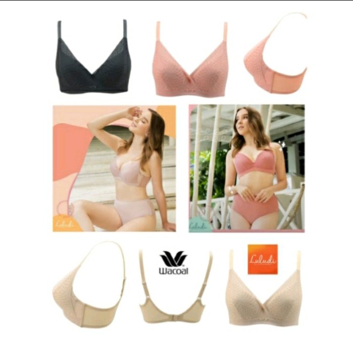 Kuwalitas Nomer 1 34B 34C 36B 36C 38B 38C 38D 40C 40D Bra Luludi Wacoal Lb4012