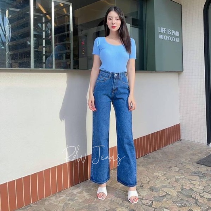 RDW-Jeans HW Kulot Cassandra-Non Streetch