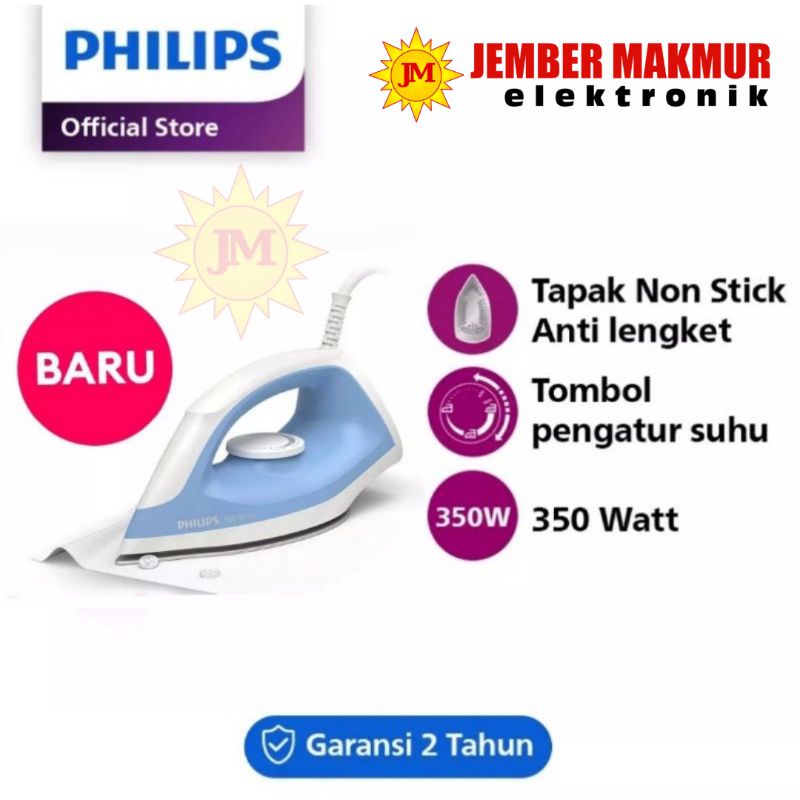 PHILIPS DST0510 SETRIKA PHILIPS ANTI LENGKET ORI