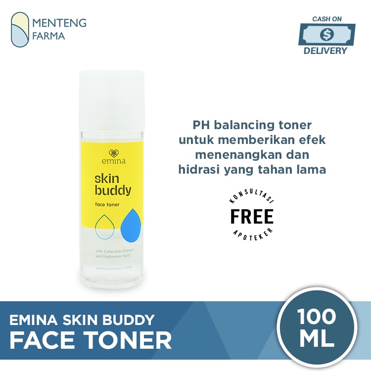 Emina Skin Buddy Face Toner 100 mL - Toner Pelembap Wajah