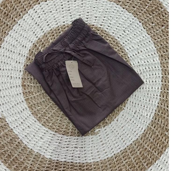 New Sale COD ROK A-LINE PANJANG KATUN MOTIF POLOS