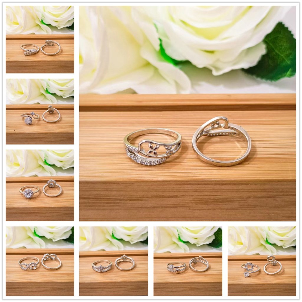 Cincin Model Simpel Polos Elegant Gold Lapis Emas
