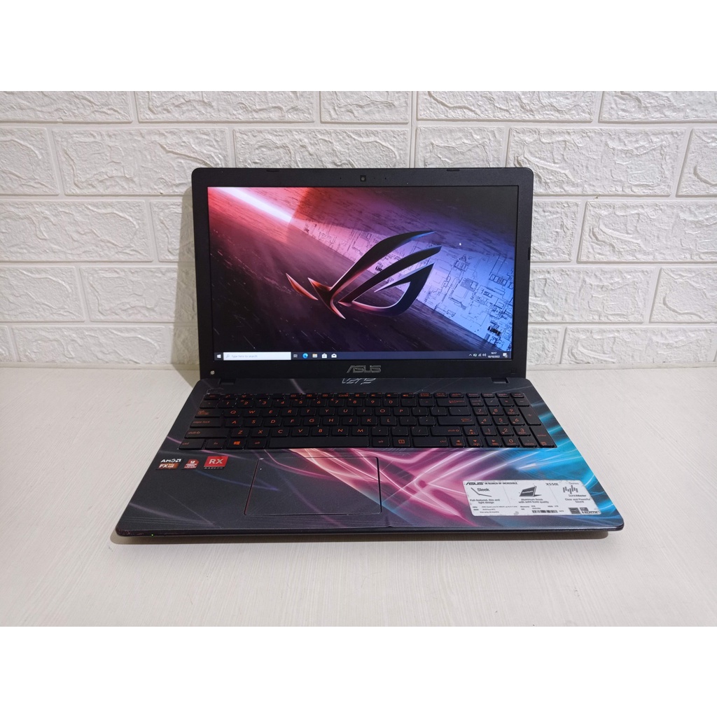 Asus X550IU Baby ROG Amd FX 9830p VGA Radeon RX460 4GB VRAM SSD 256GB RAM 8GB Laptop Gaming Second M