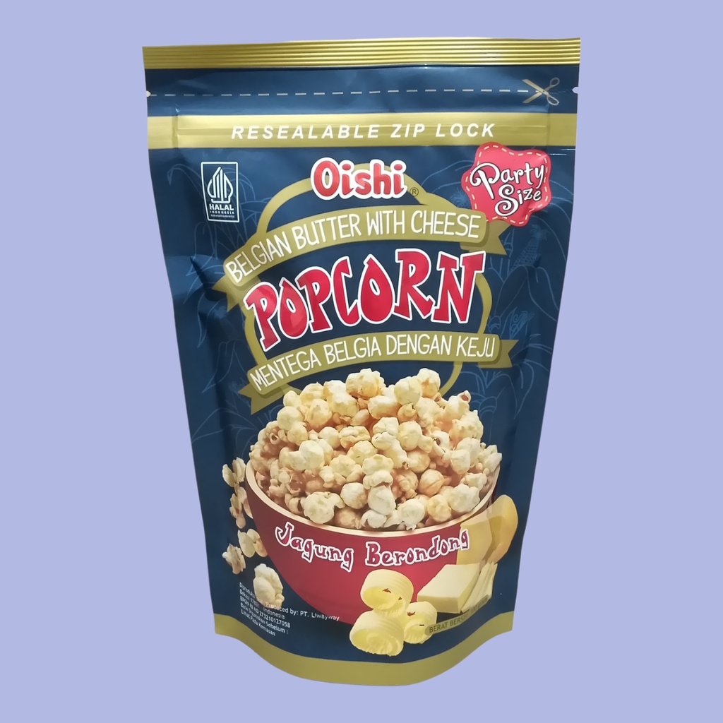 

Oishi Popcorn Belgian Butter With Cheese Snack [100g]