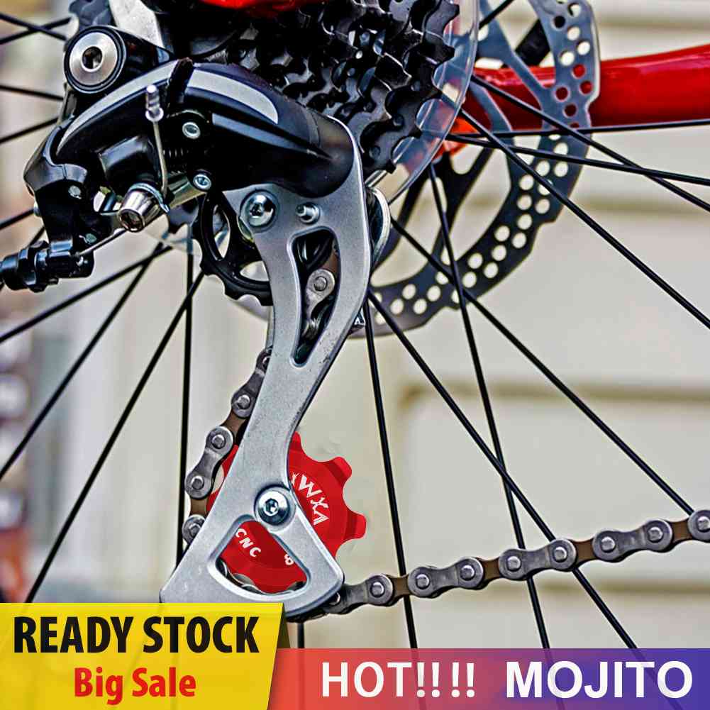 Vmx Bearing Pulley Derailleur Belakang Sepeda MTB 8T Bahan Keramik Aluminum CNC