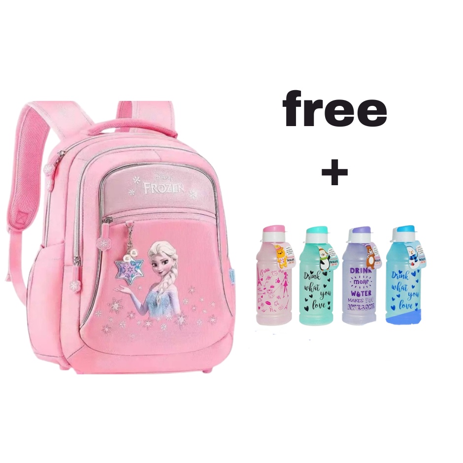 Tas Glossy SD TK Ransel Anak Sekolah Cewe Perempuan Kuda Unicorn Elsa Timbul LOL Prosen