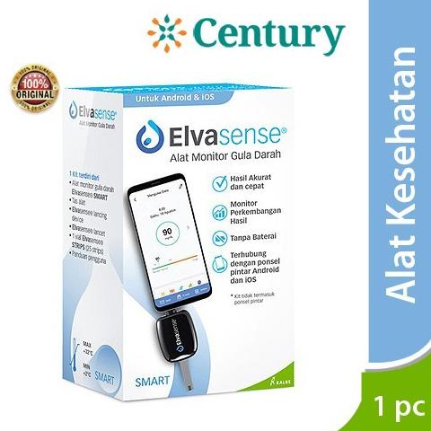 Elvasense Smartphone Connect Alat Check Gula Darah / Gula Darah -