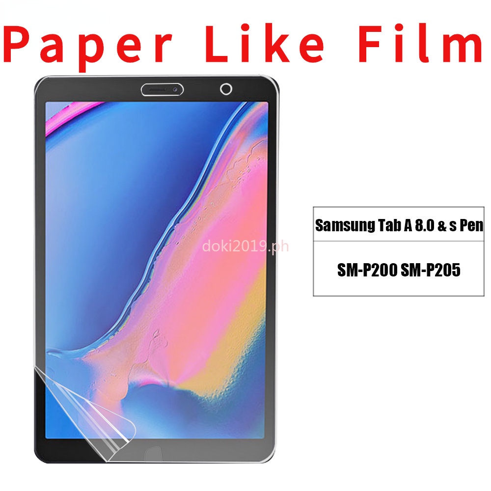 Film Pelindung Layar Samsung Galaxy Tab A 8.0 inch S Pen 2019 Untuk Tab A8 SM-P200 SM-P205