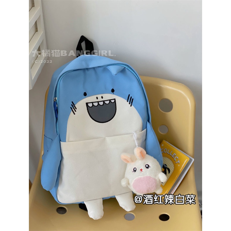 ✺Sera impor tas sekolah INS Korea lucu lembut penguin kecil yang lucu kekanak-kanakan girly heart kartun tas sekolah ransel ulzzang