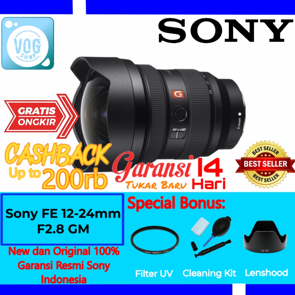 Lensa Sony FE 12-24mm F2.8 GM - Sony FE 12-24mm GM
