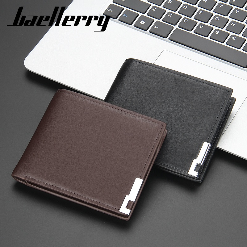 BAELLERRY D1835 Dompet Pria Bahan Kulit PU Leather Premium WATCHKITE WKOS