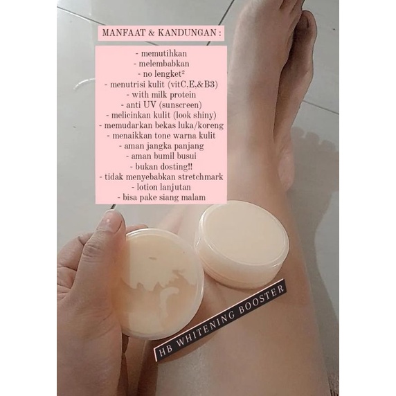 IFFA QUINN - HB WHITENING BOOSTER LOTION LANJUTAN SIANG MALAM AMAN