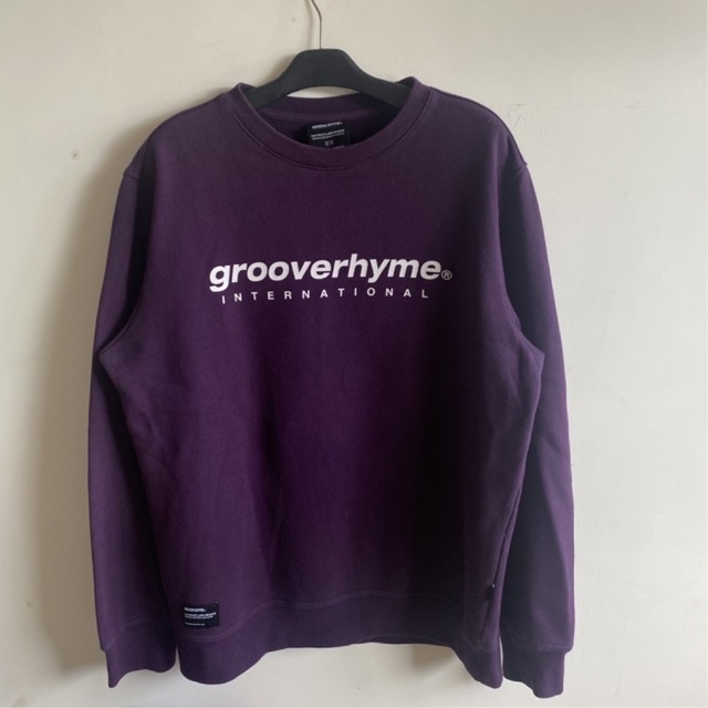 Crewneck Grooverhyme magenta / dark purple second