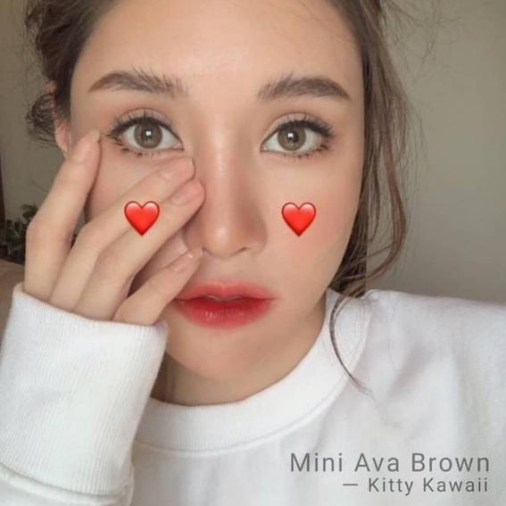 

SALE!!Softlens Kitty Kawaii Mini Ava Brown|SQ3