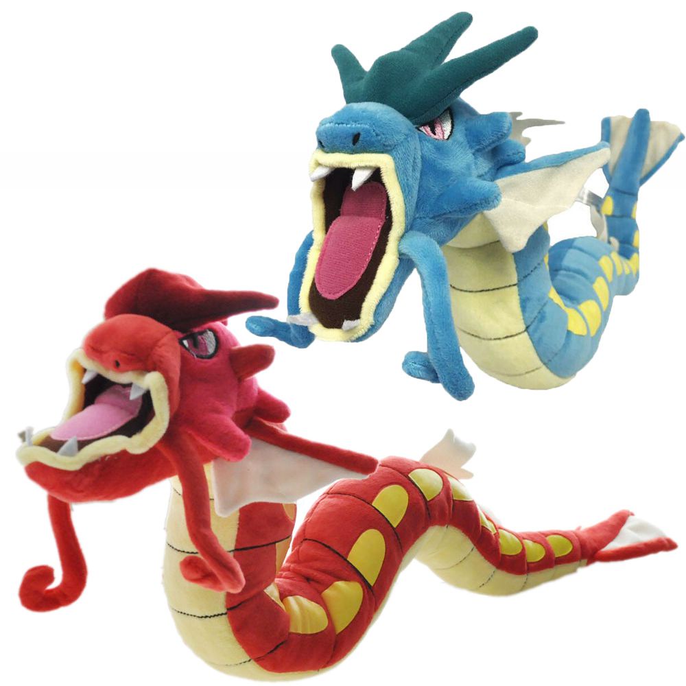 Pokemon Biru Merah Gyarados Boneka Plush Boneka Mainan Xmas Anak Plushies Hadiah23&quot;