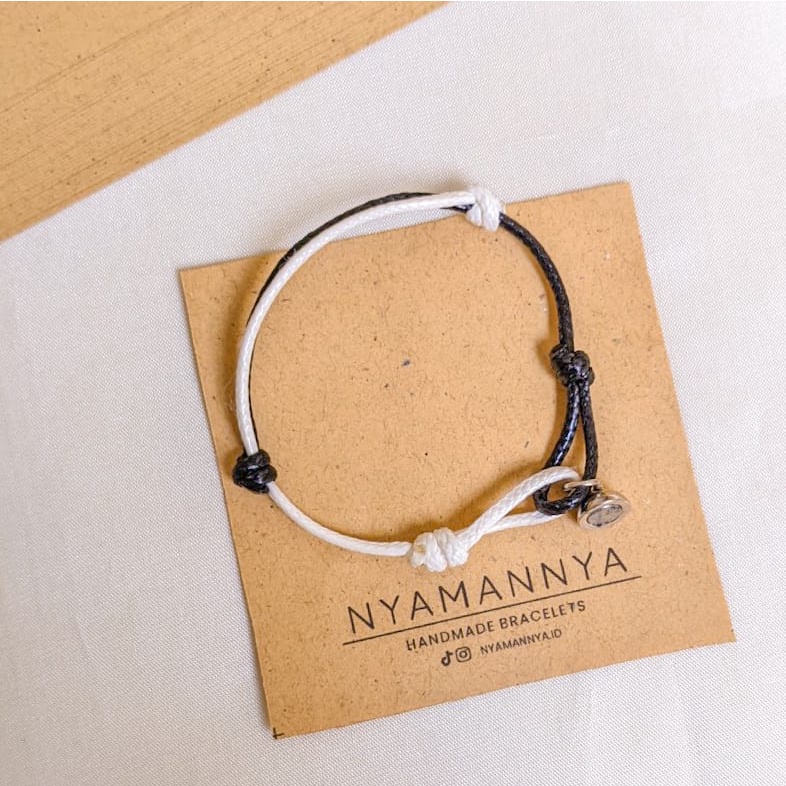 2 Pcs Tali Gelang Magnet Korea Sepasang Bertaut Series Nyamannya