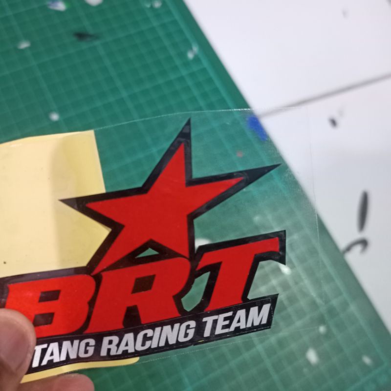 Stiker Cutting Brt Bintang Racing Team