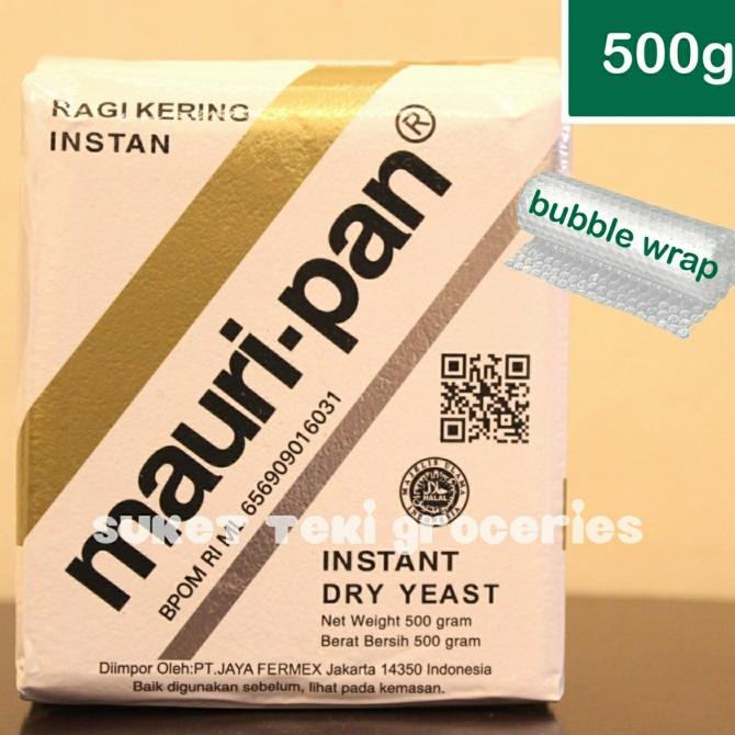 

[COD] Ragi Kering Instan Mauripan GOLD 500gr Pengembang Roti Kue Kiloan [COD]