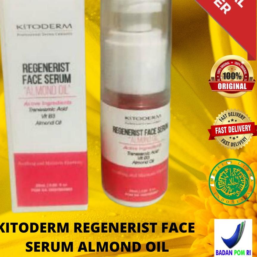 Kitoderm regenerist face serum almond oil