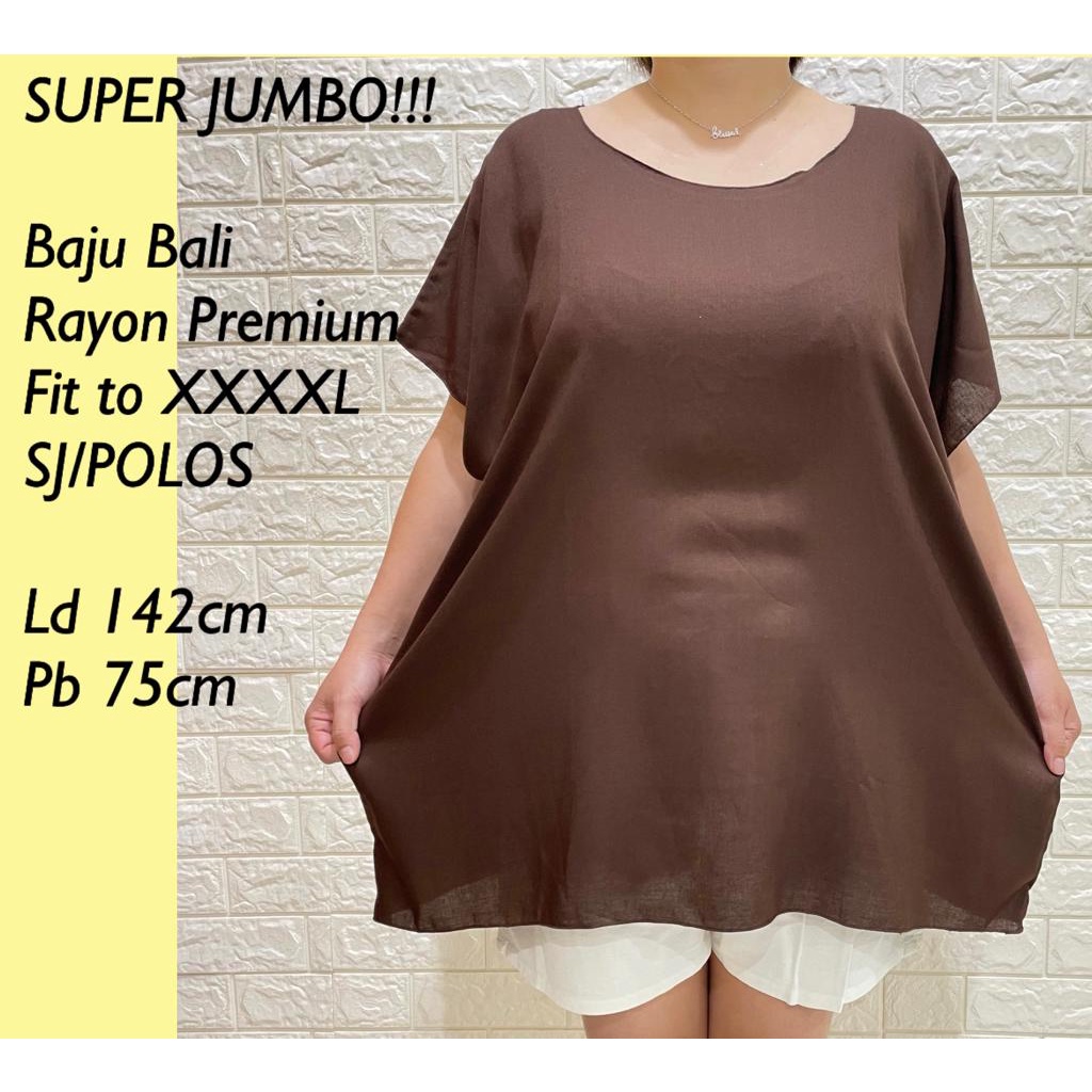 BAJU BLUS NECI SANTAI JUMBO RAYON PREMIUM FIT TO 4XL NEW COLOR REAL PICT