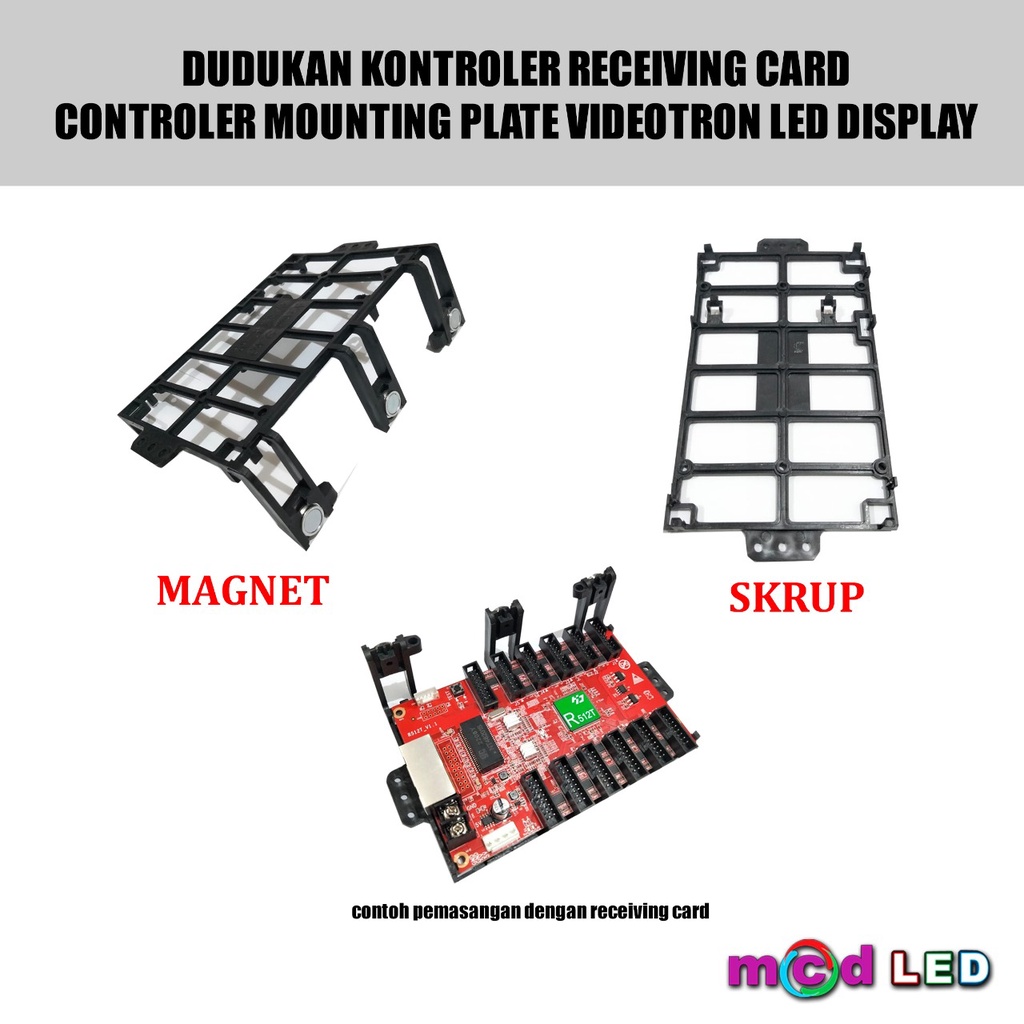 DUDUKAN KONTROLER RECEIVING CARD CONTROLLER MOUNTING PLATE VIDEOTRON LED DISPLAY