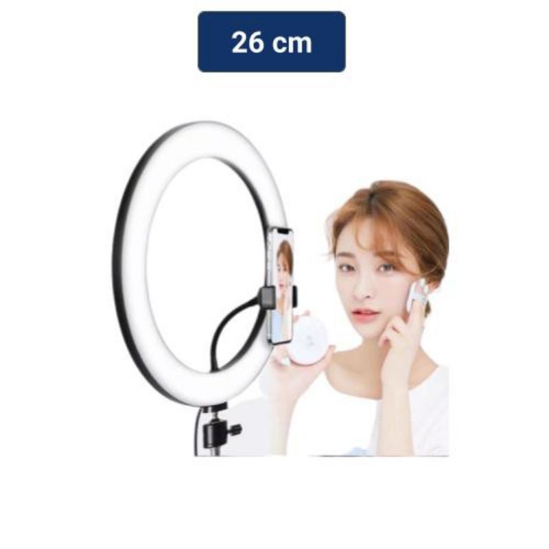 Ring Light 26cm Besar / Lampu Selfie Ring Light Studio Lampu Make Up Live Streaming 26cm Ring Light