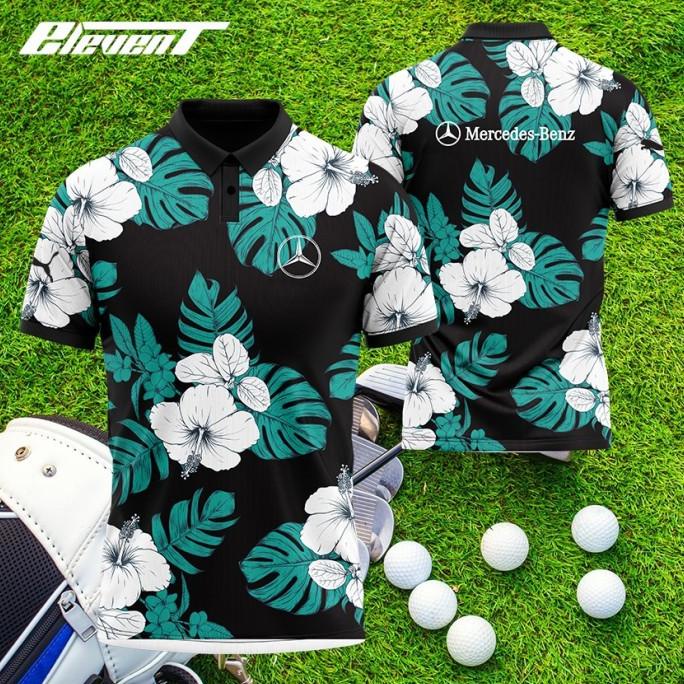 polo shirt golf polyester dry fit pria - kaos olahraga golf mercy