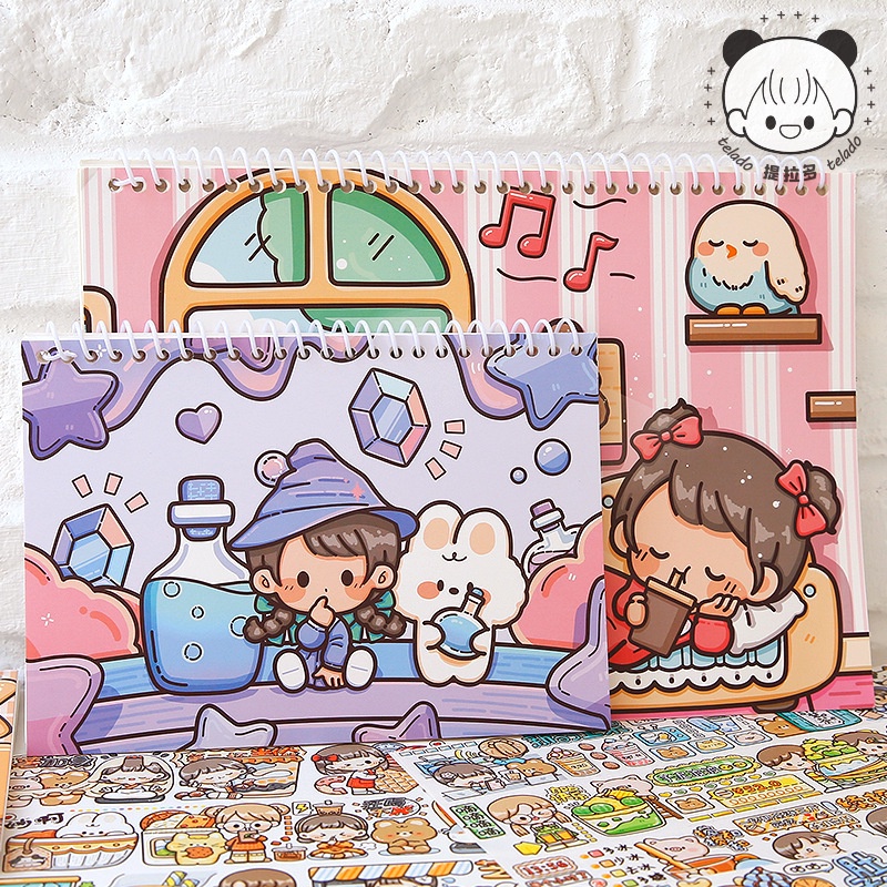 PAOPAO Photo Album Cute for Stiker / Album Foto Premium Character