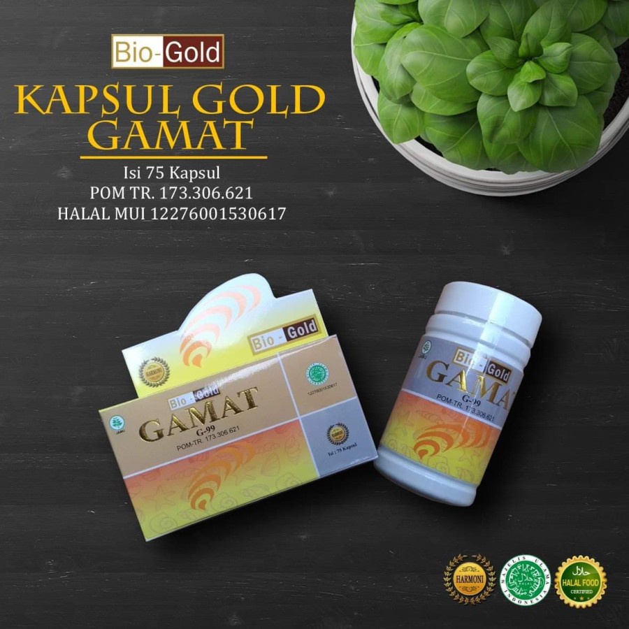 Kapsul gamat bio gold /Bio gold kapsul isi 75 asli original