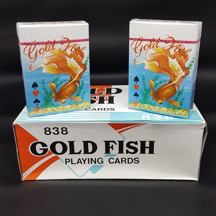 Kartu Poker/Kartu remi Gold Fish 838 Playing Cards