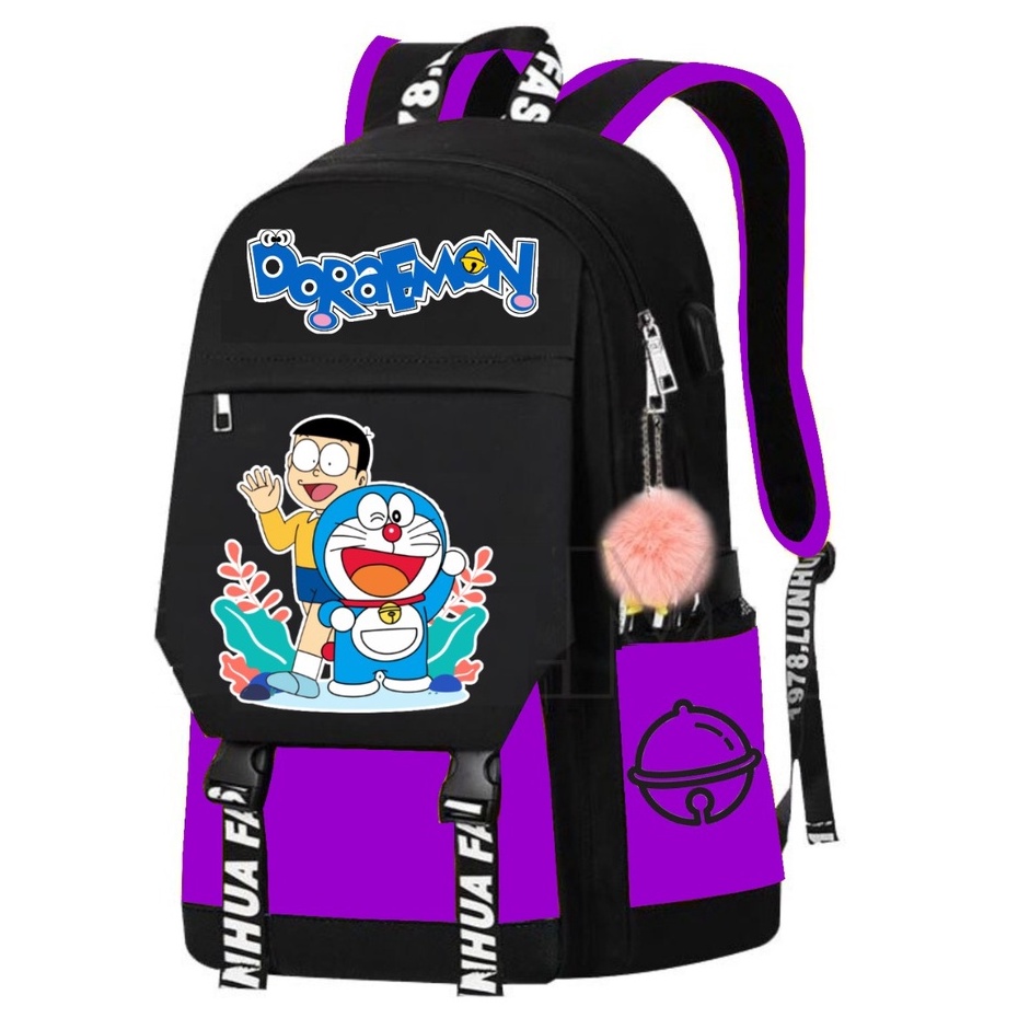 BDKR_TAS - PREMIUM !! Tas Ransel Sekolah Anak Karakter ANIME DORAEMON BONUS Tempat Pensil RANSEL KARTUN DORAEMON / Tas Ransel Sekolah anak sekolah doraemon untuk anak perempuan SD TK PAUD kls 1 2 3 4 bisa bayar ditempat [ C O D ] RANSEL ANAK LOKAL BANDUNG