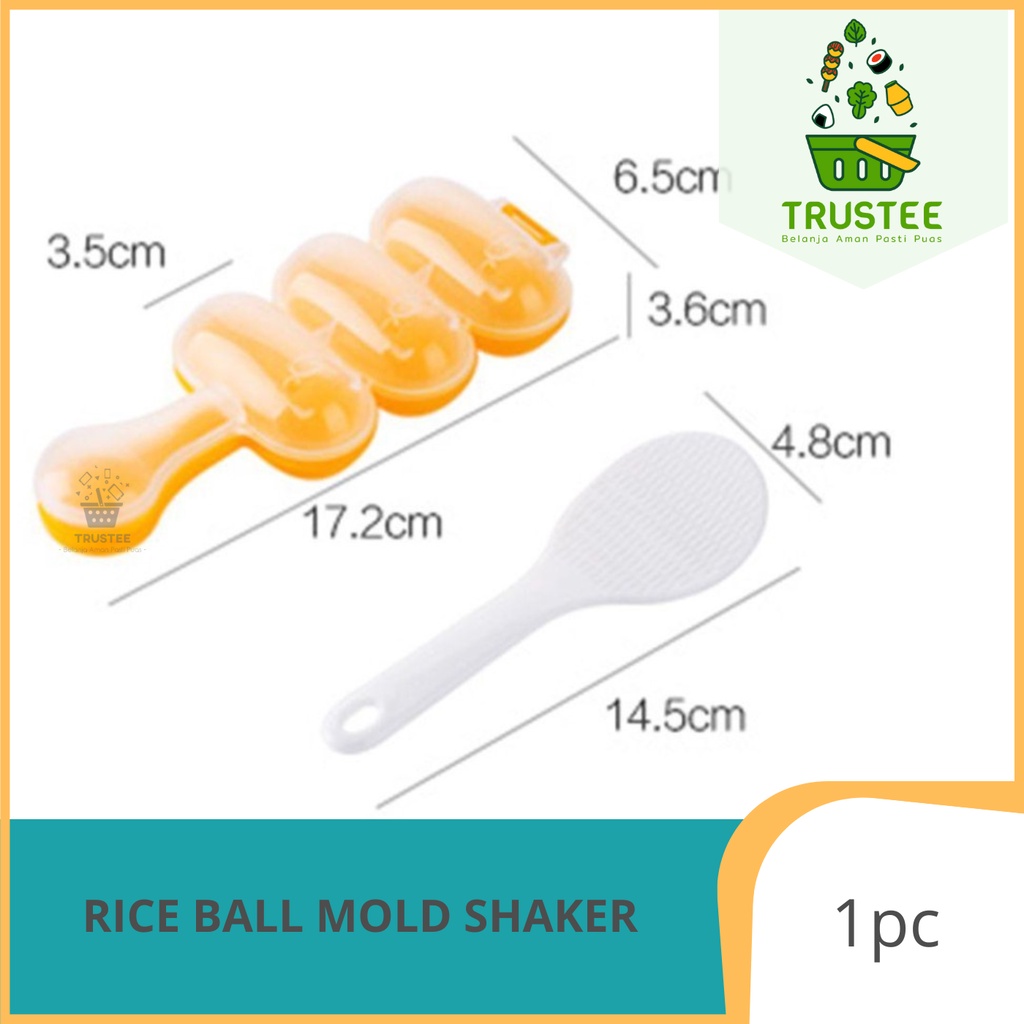 Rice Ball Mold Shaker - Cetakan Nasi Bola