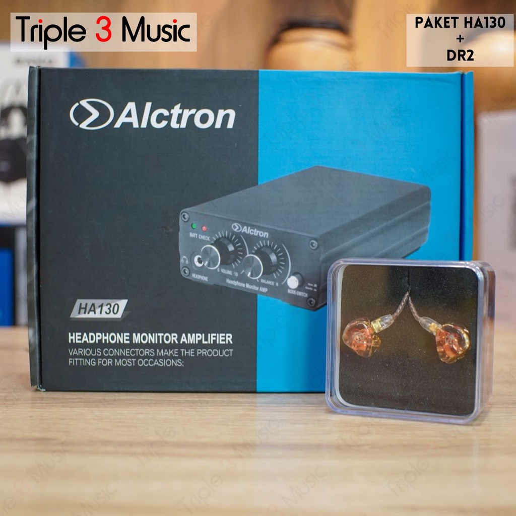Paket IN EAR MONITOR iem panggung Pi Audio With Amply hp alctron HA130